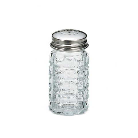 Tablecraft Glass Nostalgia Shaker With Stainless Steel Top 1.5Oz