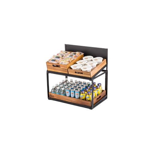 Tablecraft 1.2 Gastro Serving And Display Crate 12¾X10½X2¾", Acacia Wood