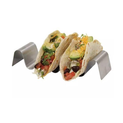 Tablecraft Stainless Steel Solid Taco Taxi L5.62xW2.2xH1.5"