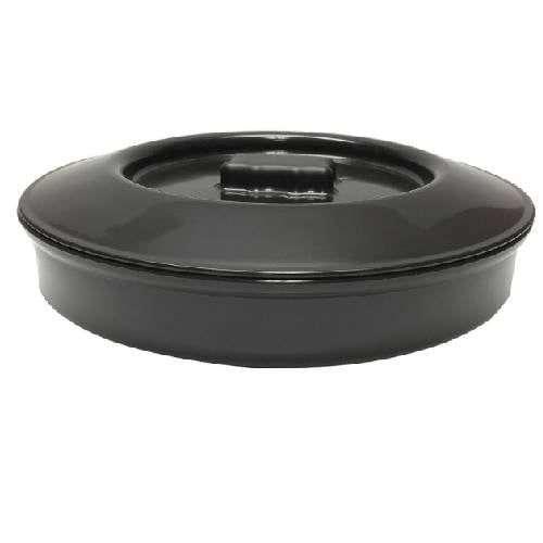 Tablecraft Polypropylene Tortilla Warmer Ø7¾xH1¾'', Black