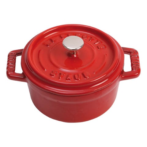 Staub Cast Iron Round Cocotte, Ø18cm, Cherry