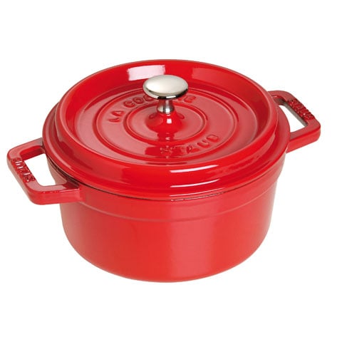 Staub Cast Iron Round Cocotte, Ø20cm, Cherry