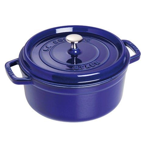 Staub Cast Iron Round Cocotte, Ø24cm, Dark Blue