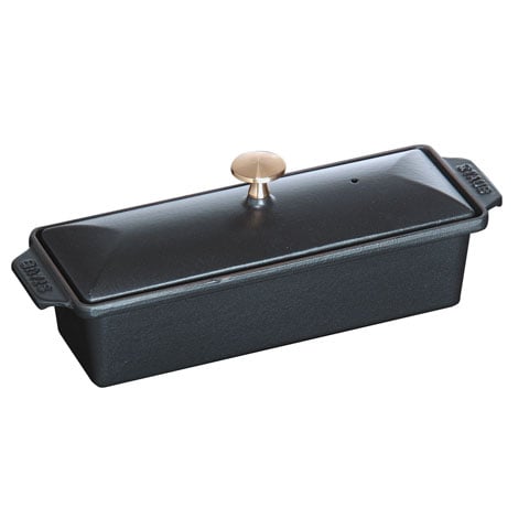 Staub Cast Iron Rectangle Terrine, 30x11cm, Black