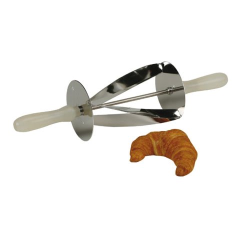 Schneider Stainless Steel Single Croissant Cutter With PLC Handle, A=11cm H=15cm