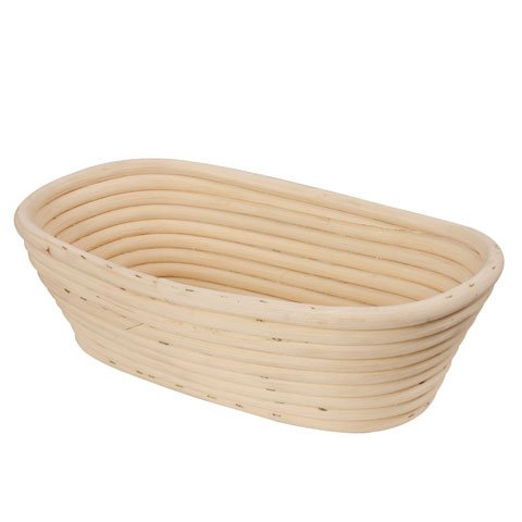Schneider Wooden Oval Bread Proofing Basket L24xW14xH8cm, 500g