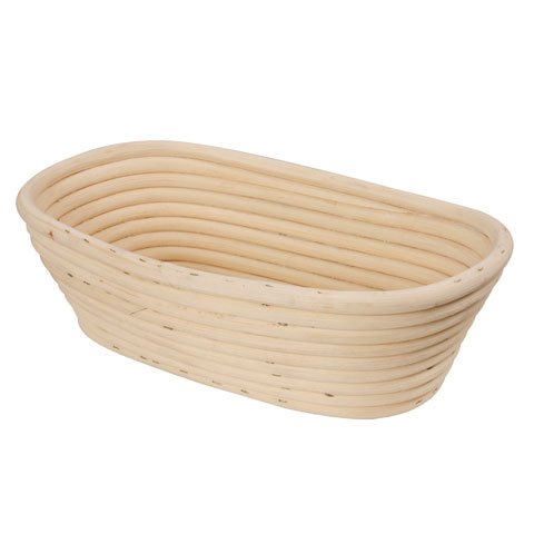 Schneider Wooden Oval Bread Proofing Basket L26x16xH9.5cm, 1000g