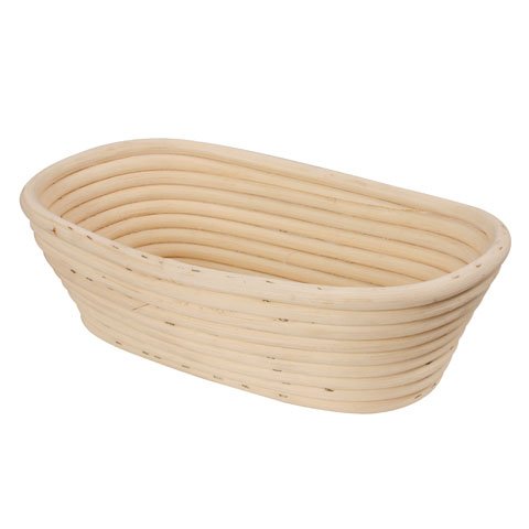 Schneider Wooden Oval Bread Proofing Basket L32xW18xH9cm, 1500g