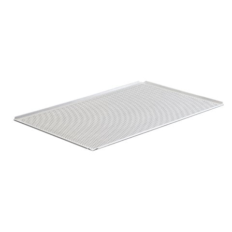 Schneider Aluminium Perforated Baking Tray With 45° Rim L53xW32.5xH1cm