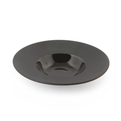 Cerabon Noma Deep Plate with Matt Rim, Ø181mm, Black