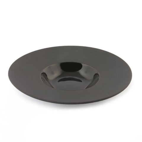 Cerabon Noma Deep Plate with Matt Rim, Ø228mm, Black