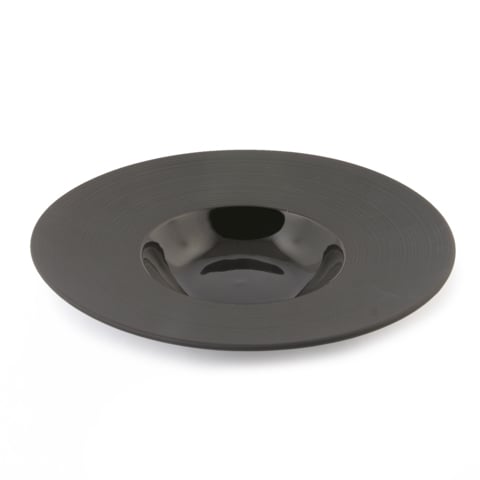 Cerabon Noma Deep Plate with Matt Rim, Ø303mm, Black