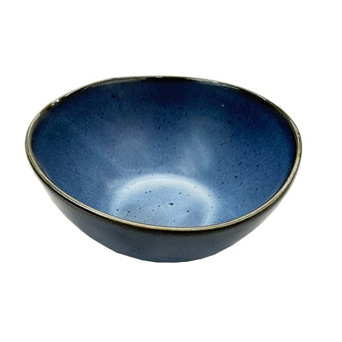 Cerabon Noma Bowl L11.5xW11xH6.8cm, 160cc, Reactive Glaze (Matt Dark Blue)