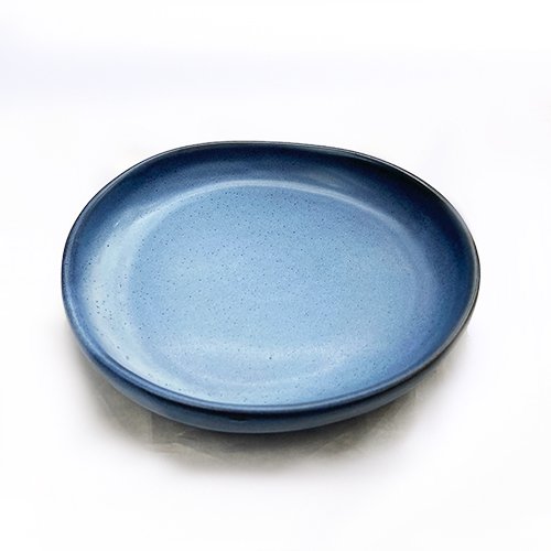 Cerabon Noma Salad Plate Ø18xH3.2cm, Reactive Glaze (Matt Dark Blue)