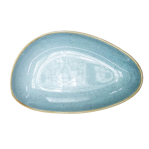 Cerabon Noma Plate L28.9xW17.6xH4.2cm, Sesame Blue