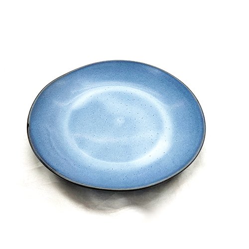 Cerabon Noma Round Coupe Plate Ø28xH2.2cm, Reactive Glaze (Matt Dark Blue)