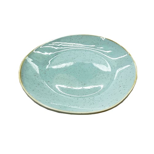 Cerabon Noma Round Coupe Plate Ø28xH2.2cm, Sesame Blue