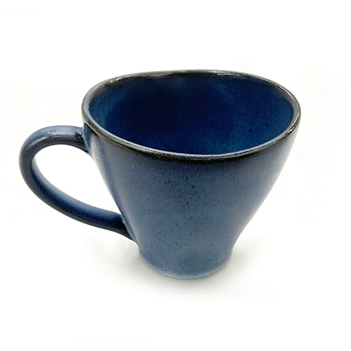 Cerabon Noma Mug L12.8xW10.1xH9.9cm, 280cc, Reactive Glaze (Matt Dark Blue)