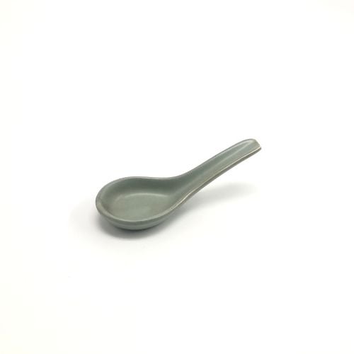 Cerabon Noma Porcelain Spoon L13cm, Reactive Green