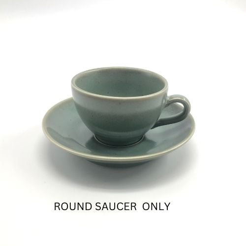 Cerabon Noma Porcelain Round Saucer For YBF2119-GR Ø16.5xH3cm, Reactive Green