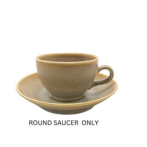 Cerabon Noma Porcelain Round Saucer For YBF2119-Yl Ø16.5xH3cm , Reactive Yellow