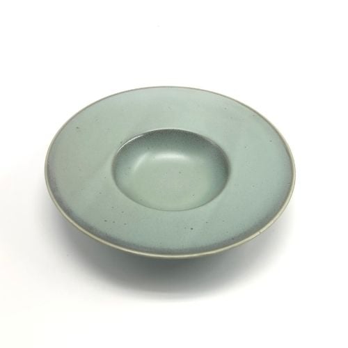 Cerabon Noma Porcelain Pasta Plate Ø30.3xH6.4cm, Reactive Green