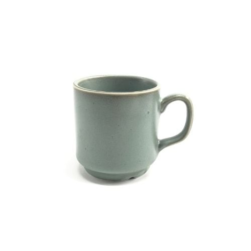 Cerabon Noma Porcelain Cup L10.6xW7.6xH8.1cm, 250ml, Reactive Green