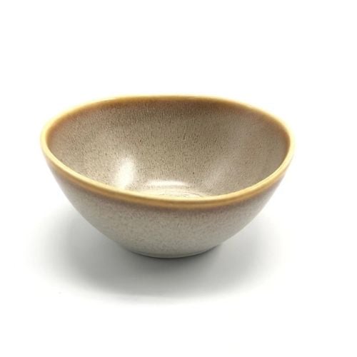 Cerabon Noma Porcelain Bowl L18xW17xH8.6cm, Reactive Yellow