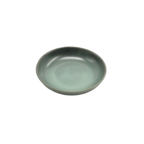 Cerabon Noma Porcelain Round Deep Plate Ø17.8xH4.2cm, Reactive Green