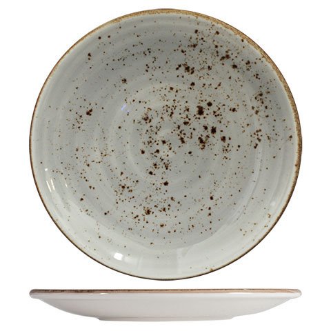 Cerabon Petye Rustic Porcelain Round Dinner Plate Ø27.5cm, Dove