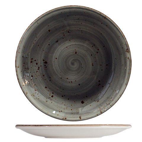 Cerabon Petye Rustic Porcelain Round Dinner Plate Ø27.5cm, Sparrow