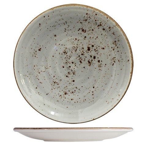Cerabon Petye Rustic Porcelain Round Plate Ø20xH2cm, Dove