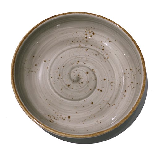 Cerabon Petye Rustic Porcelain Round Deep Dish Ø20xH4.5cm, Sparrow