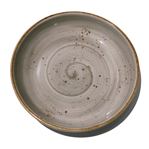 Cerabon Petye Rustic Porcelain Round Deep Dish Ø20xH4.5cm, Sparrow