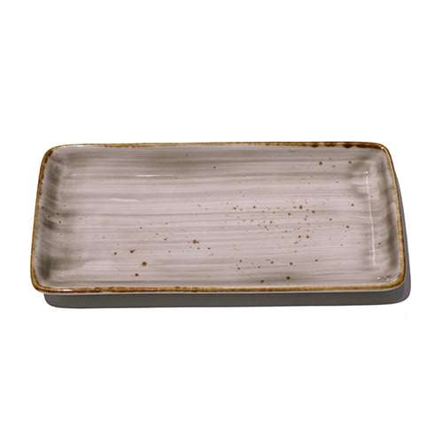 Cerabon Petye Rustic Porcelain Rectangle Plate L22.3xW10.3xH2.3cm, Sparrow