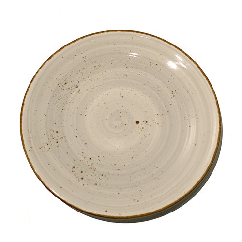 Cerabon Petye Rustic Porcelain Round Plate Ø28xH2.7cm, Dove