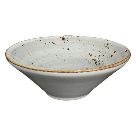 Cerabon Petye Rustic Porcelain Cereal Bowl Ø16.5xH6cm, Dove