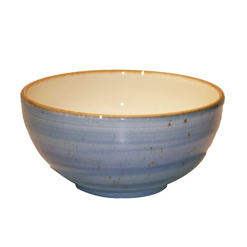Cerabon Petye Rustic Porcelain Round Bowl Ø18xH8cm, Indigo
