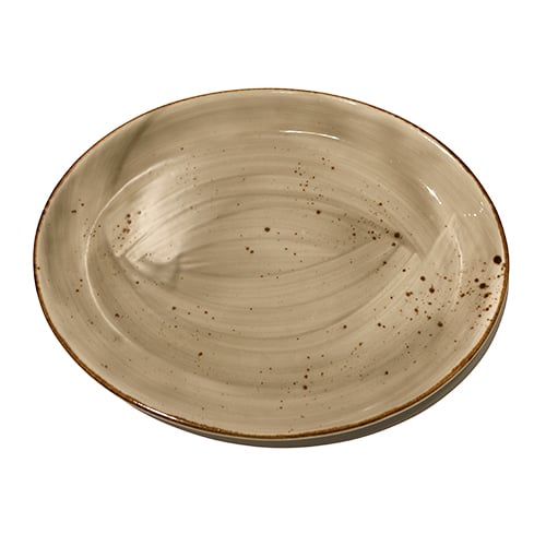Cerabon Petye Rustic Porcelain Oval Deep Dish L27xW20xH4.5cm, Sparrow