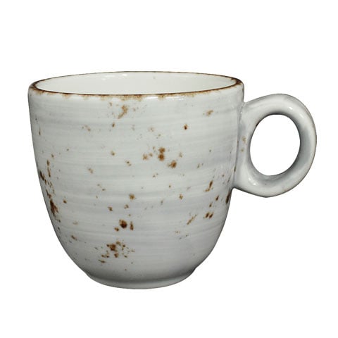Cerabon Petye Rustic Porcelain Coffee Mug Ø9xH9cm, 10.5oz, Dove