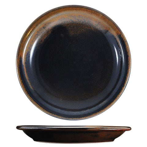 PORCELAIN ROUND SIDE PLATE Ø15cm, TIGER EYE, CERABON by PETYE