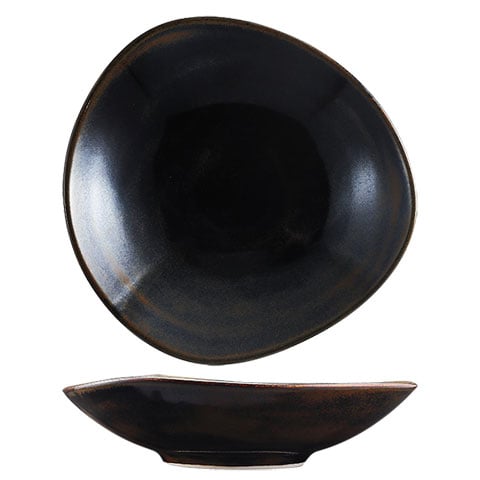 PORCELAIN SALAD BOWL Ø25cm, TIGER EYE, CERABON by PETYE