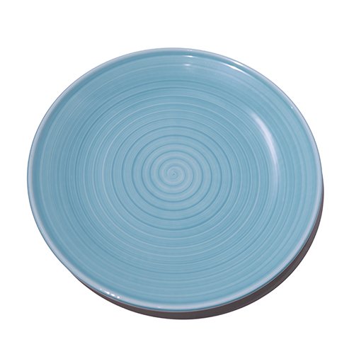 Cerabon Petye Madison Porcelain Round Plate Ø28xH2.7cm, Blue Mint