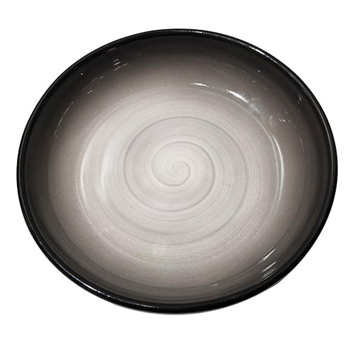 Cerabon Petye Ray Porcelain Deep Plate Ø25.5xH4.5cm, Snow