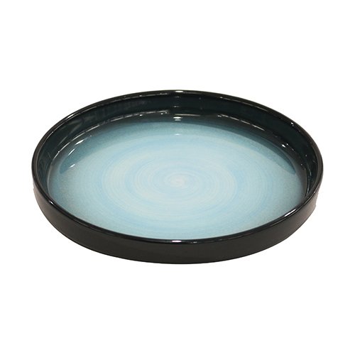 Cerabon Petye Ray Porcelain Round High Rim Plate Ø16xH2.5cm, Aurora