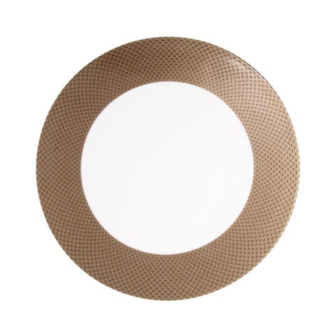 Roca by Cerabon Round Flat-Surface Show Plate Ø27xH1cm Gold Printed Rim Series