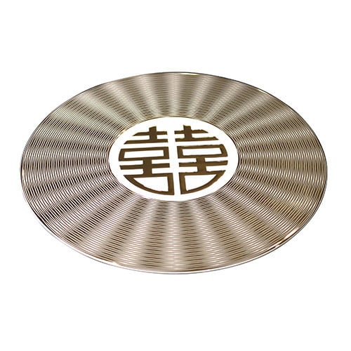 ROUND SHOW PLATE, BASKET SERIES