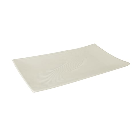 Cerabon Essentials Rectangle Textured Plate L355xW210xH32mm