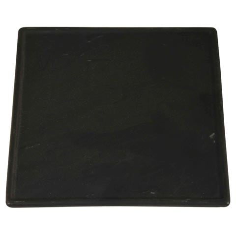 Cerabon Essentials Square Plate With Slate-Design L300xW300xH15mm, Black