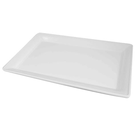 Cerabon Essentials Rectangle Rim Plate L190xW120xH12mm